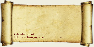 Jabuka Jakupi vizit kartica